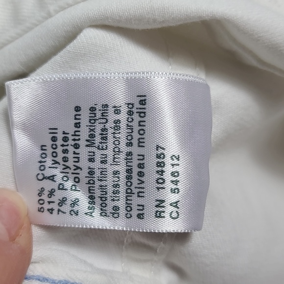 AG ADRIANO GOLDSCHMIED The Robyn White Jean Jacket Size XSmall - Picture 3 of 16